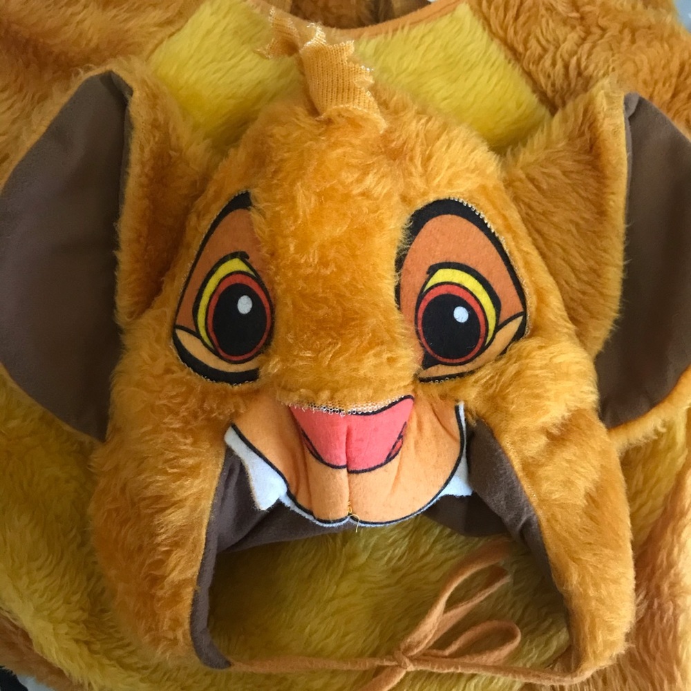 Vintage Simba Lion King Costume Toddler